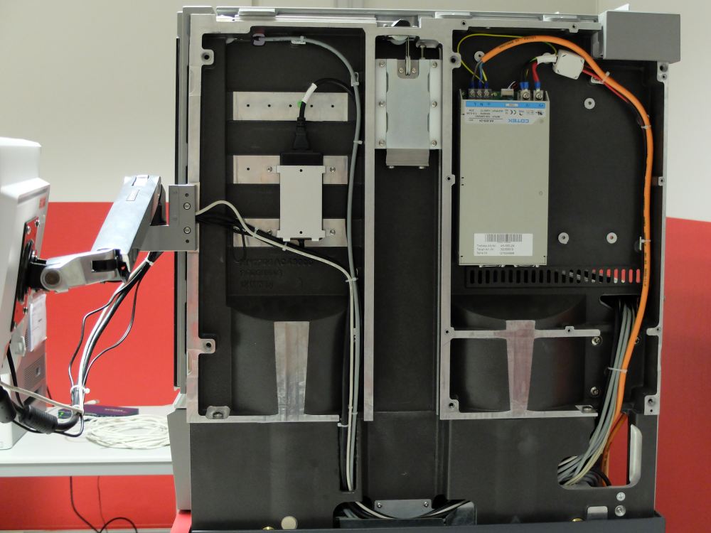 Vision, right side panel removed